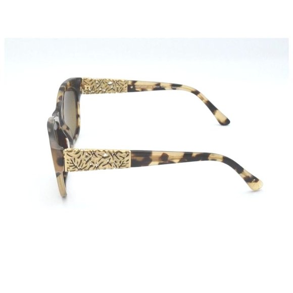 Maui Jim Monstera Mj 747-21B Honey Havana W with 24K Gold main image 7